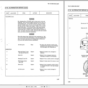 Case M4K Military Manual Service Information3930010764237 2
