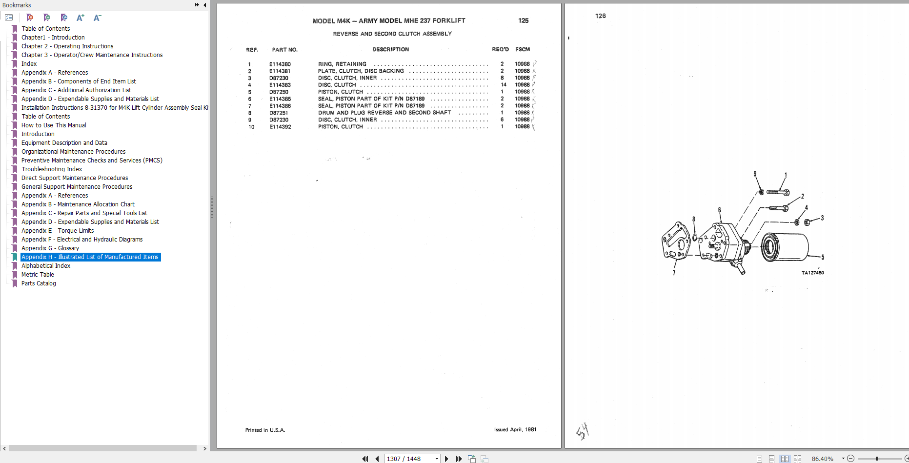 Case M4K Military Manual Service Information3930010764237 3 1