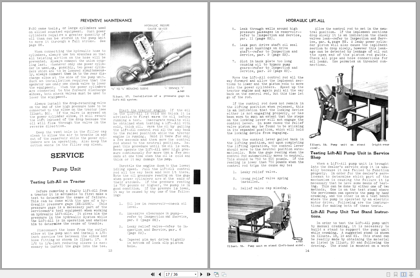 Case Servicemans Guide Hydraulic Lift All IH Service ManualCHS 68 G 3
