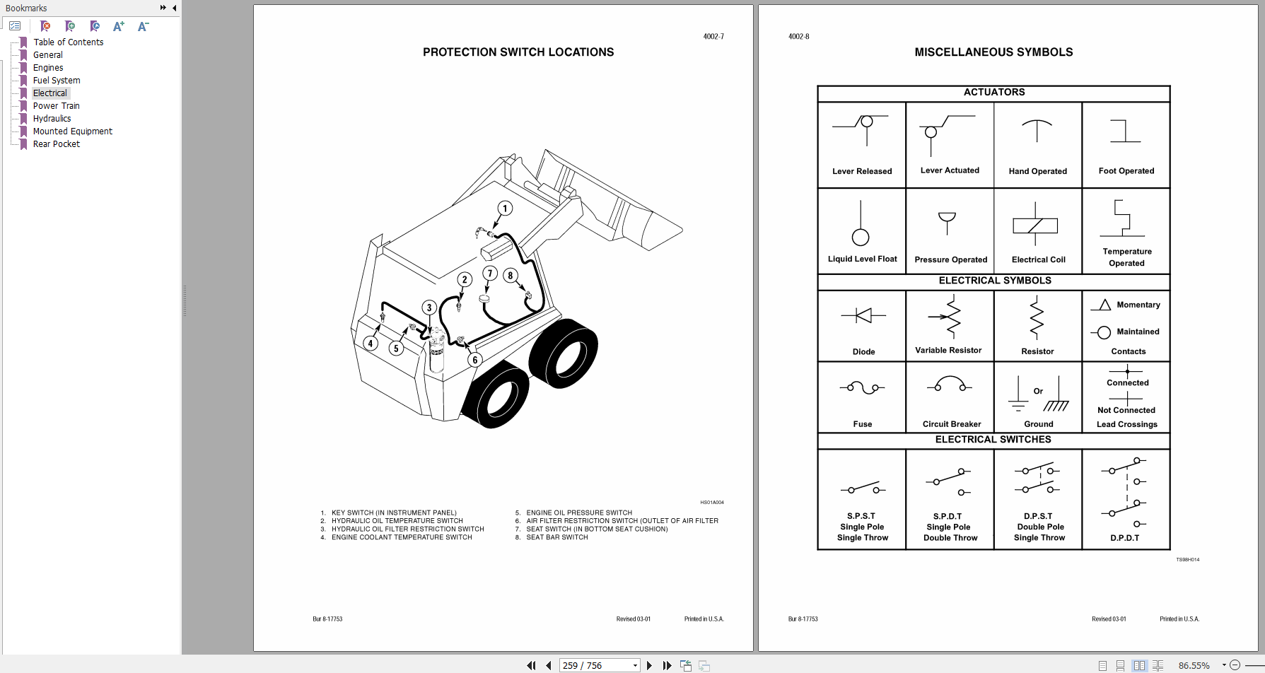 Case Skid Steer 1845C Service Manual_842913R0