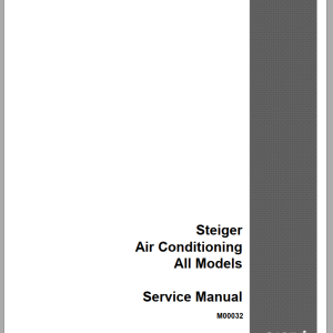 Case Steiger Air Conditioning All Models Service ManualM00032 1