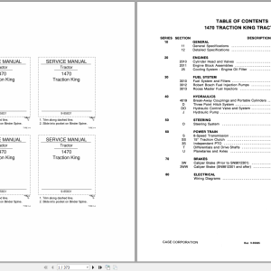 Case Tractor 1470 Service Manual9 85831R0 1