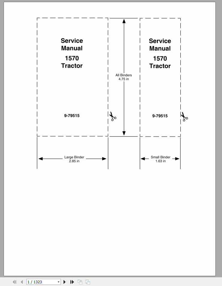 Case Tractor 1570 Service Manual9 79515R0 1
