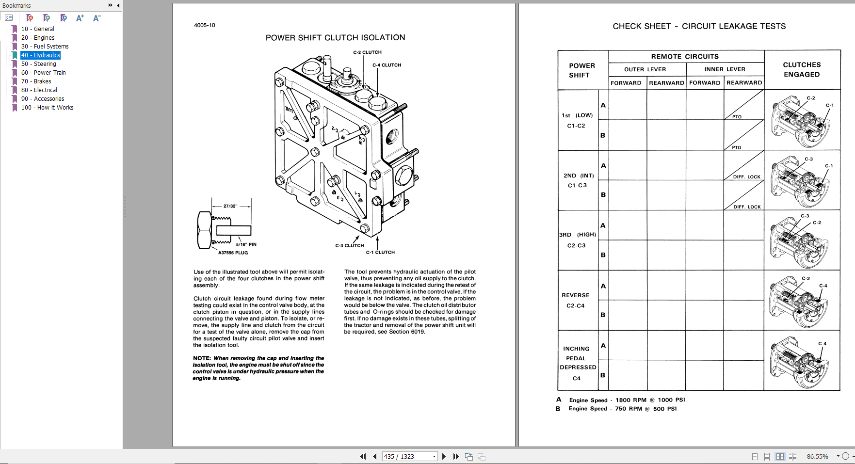 Case Tractor 1570 Service Manual9 79515R0 3