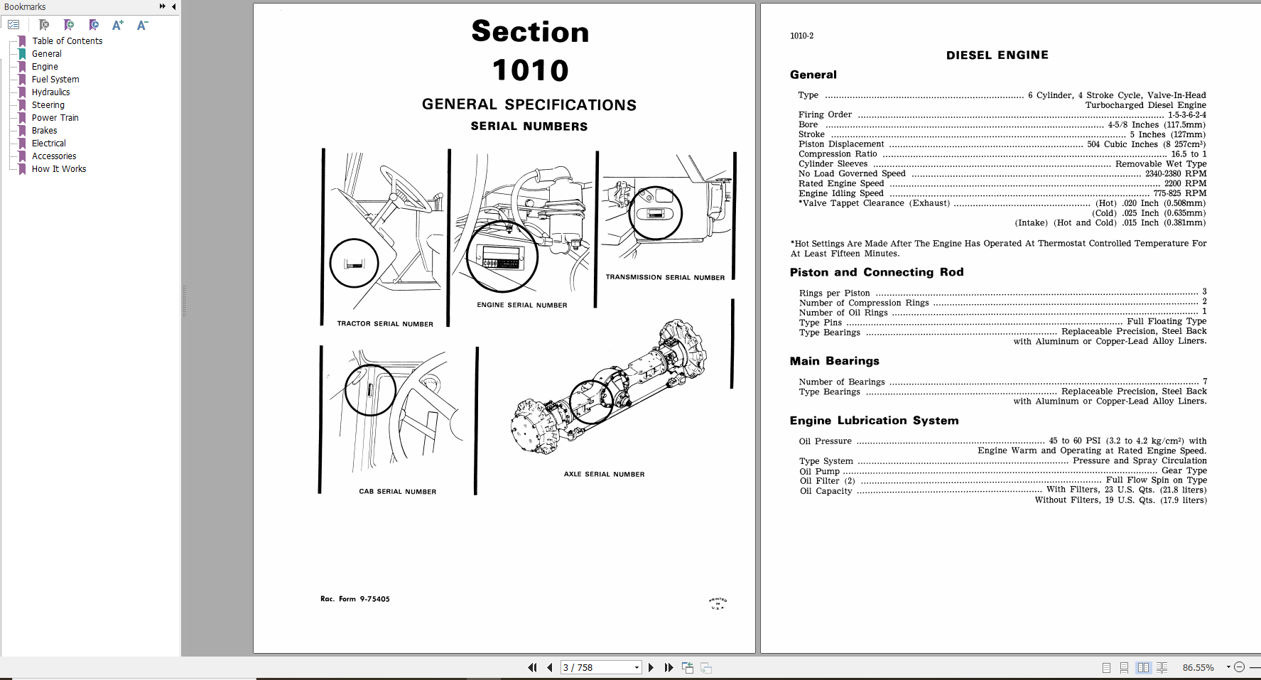 Case Tractor 2470 Series Service Manual9 75275R0 2