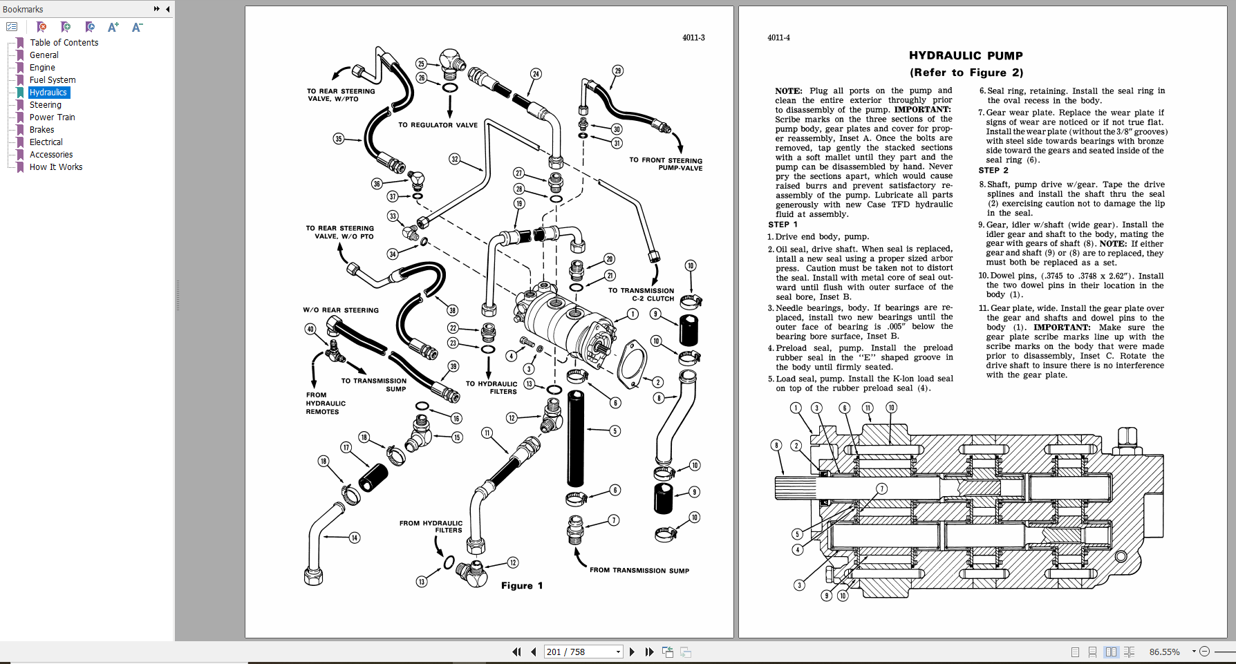 Case Tractor 2470 Series Service Manual9 75275R0 3