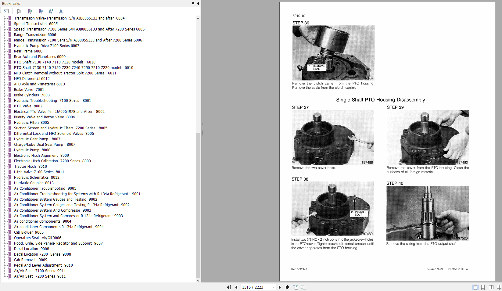 Case Tractor 7100 7200 Series Service Manual 2