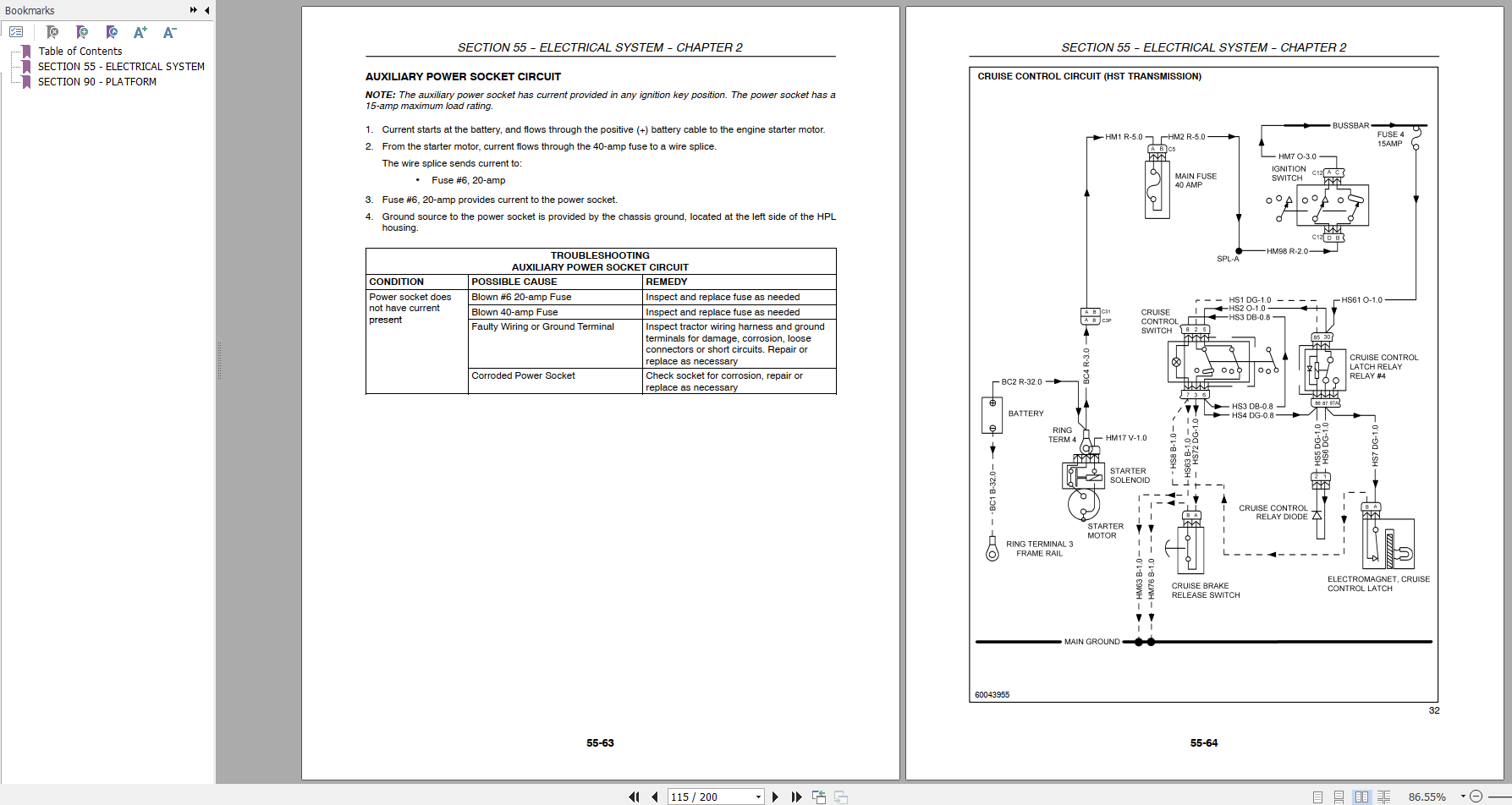 Case Tractor DX29 DX33 Repair Manual 4