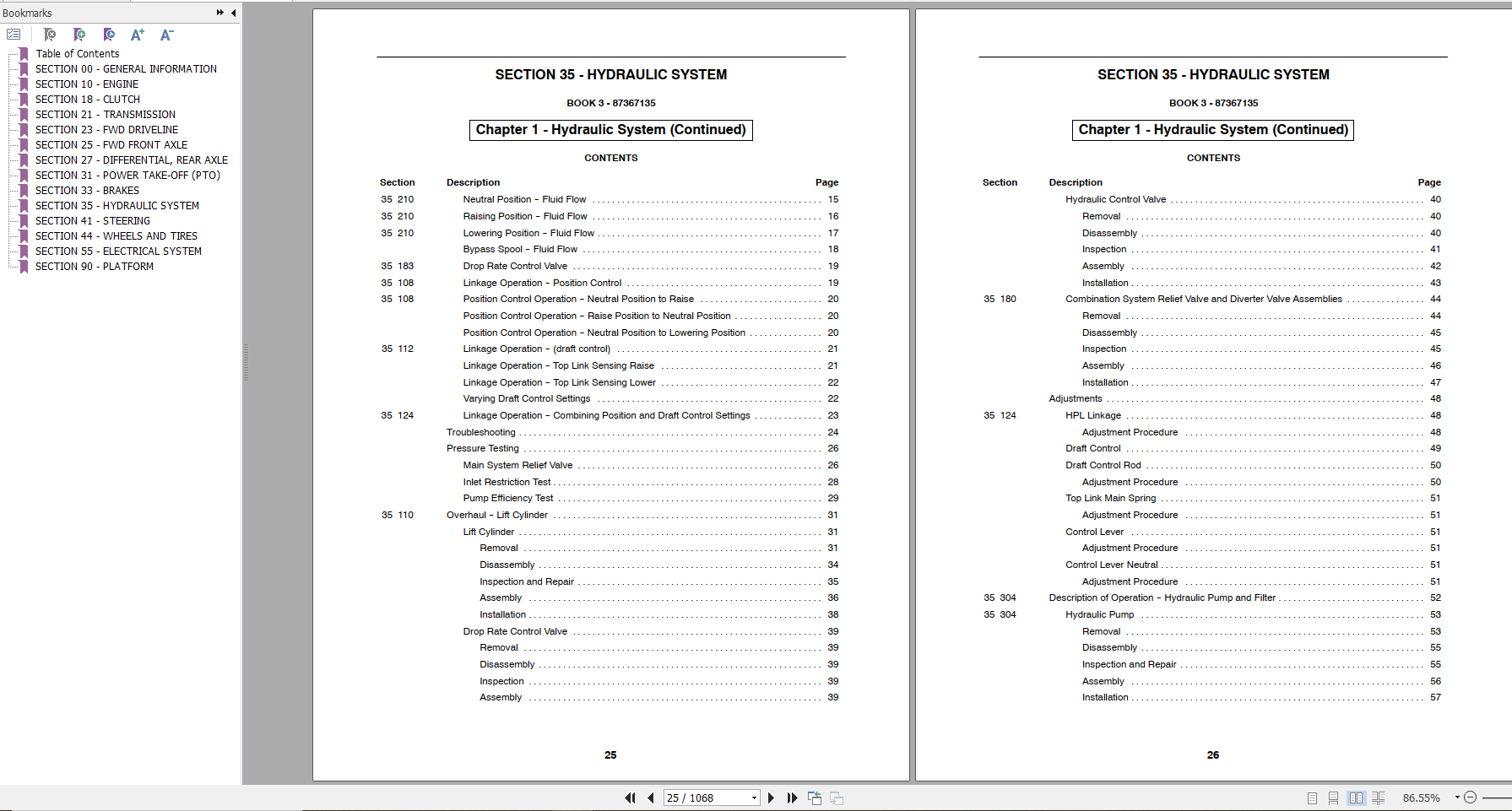 Case Tractor DX48 DX55 Repair Manual87367132 2