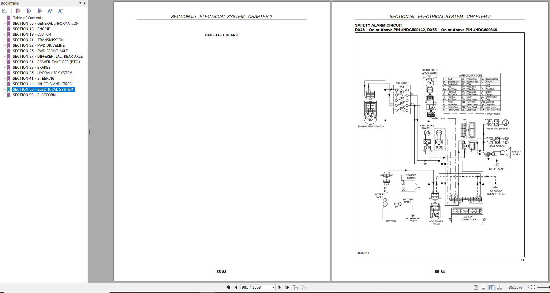 Case Tractor DX48 DX55 Repair Manual87367132 4