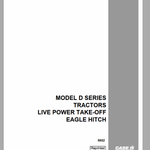 Case Tractor D Series PTO Service Manual5652 1