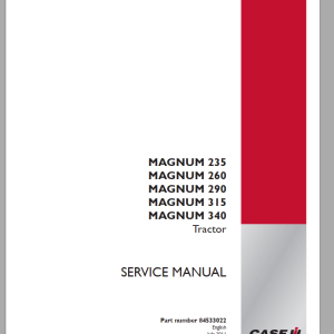Case Tractor Magnum 235 260 290 315 340 Service Manual 1