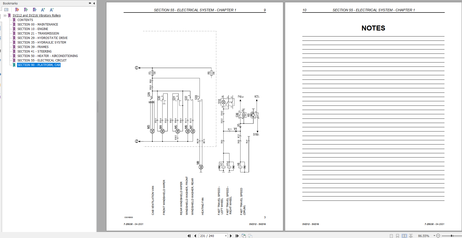 Case Vibratory Roller SV212 SV216 Service Manual7 29530 4