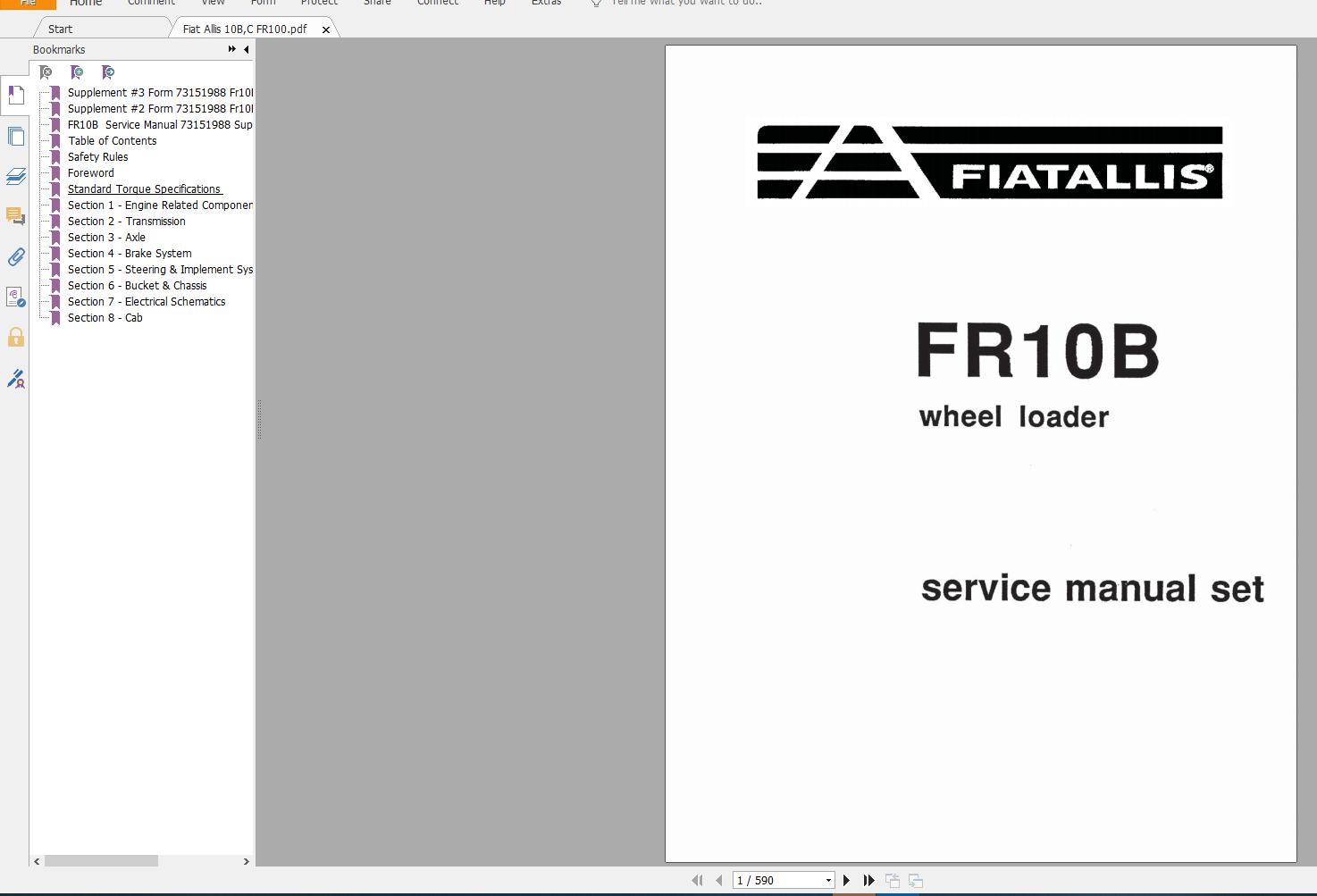 FIAT ALLIS WHEEL LOADER SERVICE MANUAL PDF3