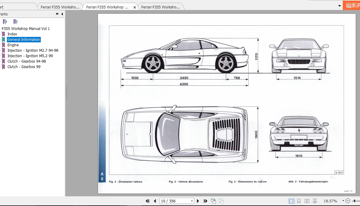 Ferrari F355 Workshop Manual 2 1