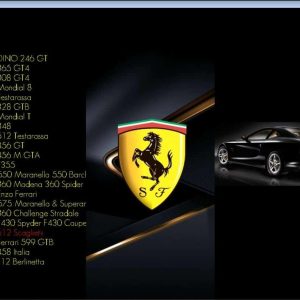 Ferrari Full Set Workshop Manual DVD2