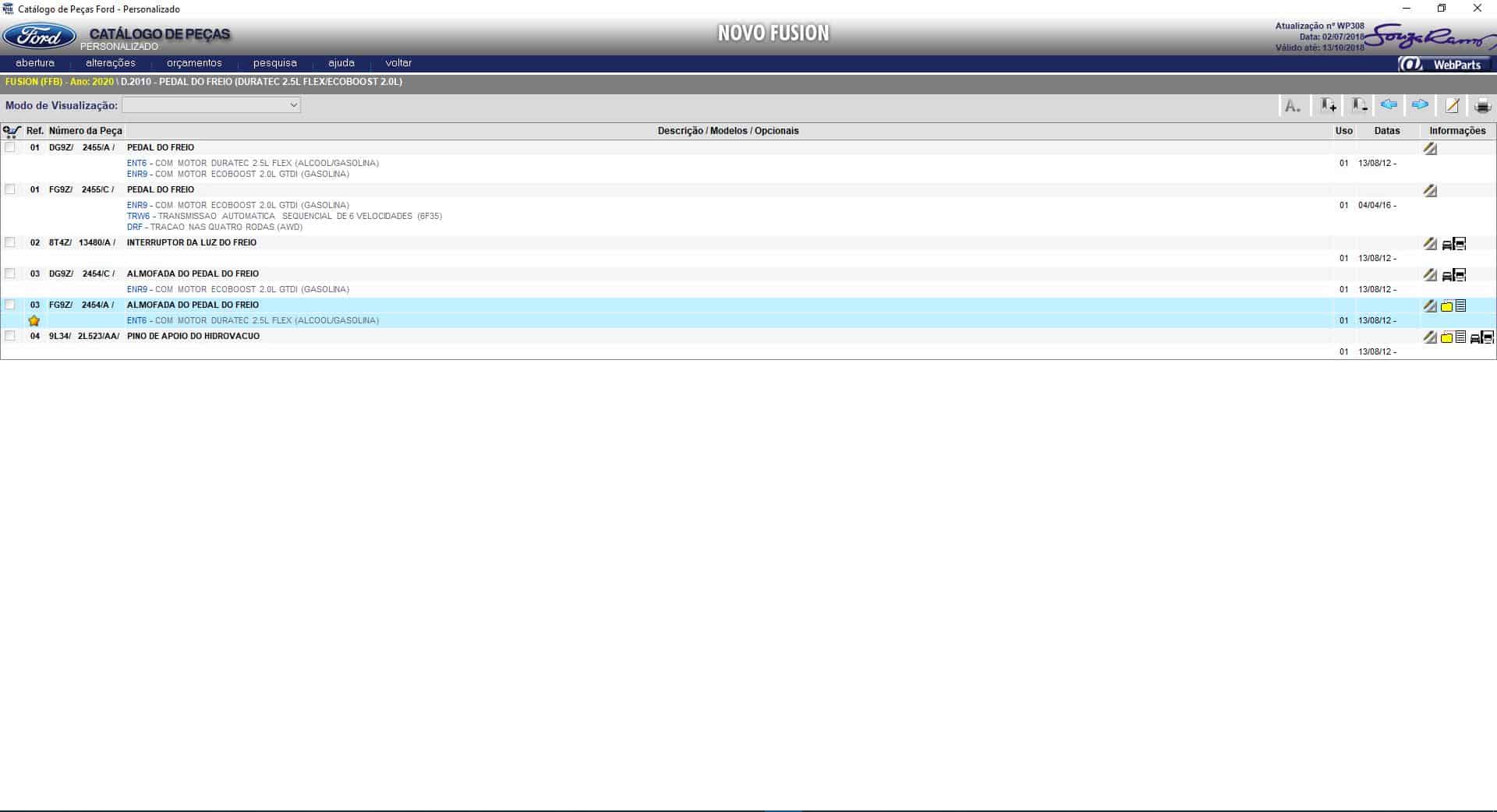 Ford WebParts Latin America 072018 Portuguese7