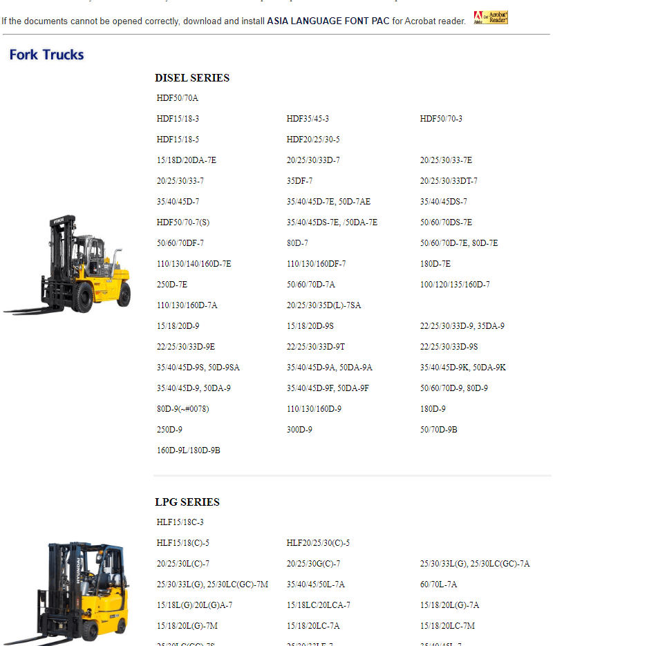 Hyundai Forklift Trucks Service Manual 1 1