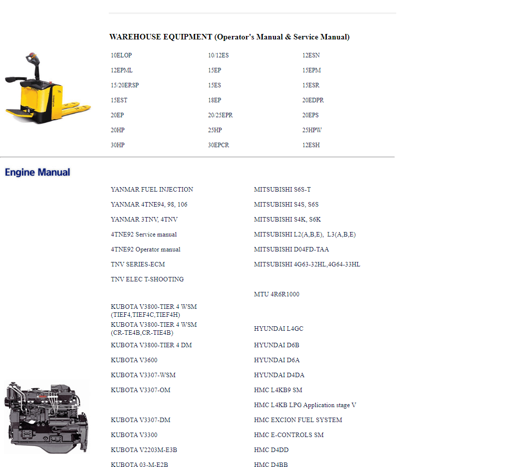 Hyundai Forklift Trucks Service Manual 3 1