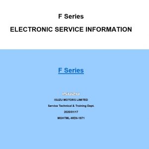 ISUZUTruck2019 2020WorkshopManualServiceTechnicalDTCETMWiringDiagram1