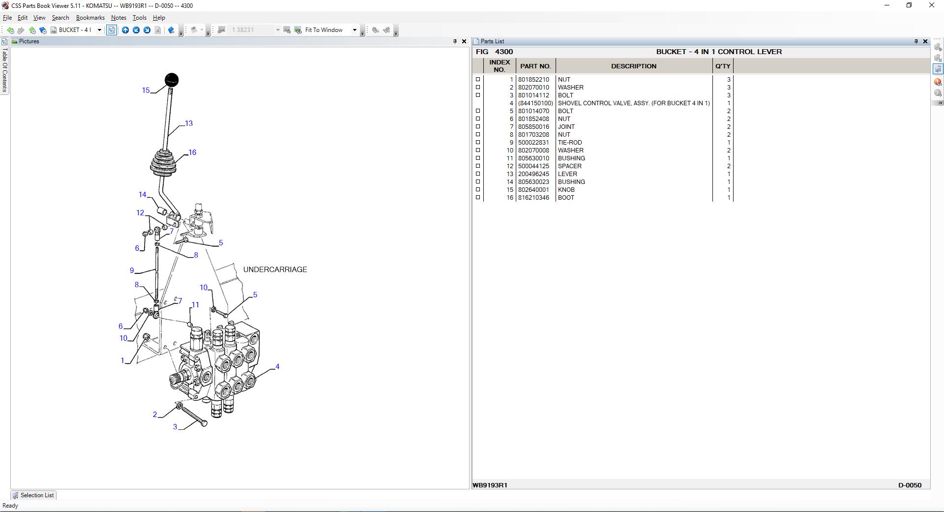 KomatsuEPCLinkoneCSSPartsVewer511EU20209