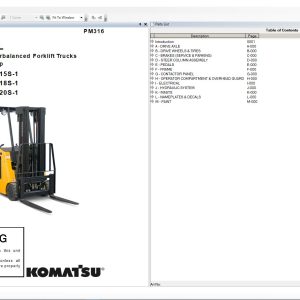 Komatsu Forklift USA CSS Part EPC 1020192