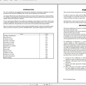 Nissan Forklift Electric 1B11B2 Service ManualEN 1