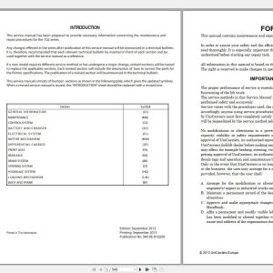 Nissan Forklift Electric 1Q2 Service ManualENDE 1