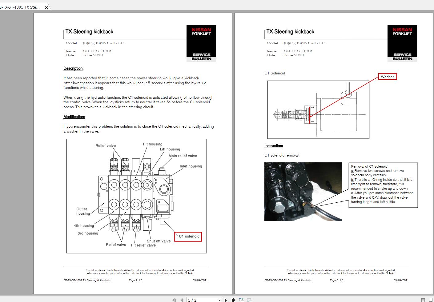 Nissan Forklift Electric A1N1 Service ManualENDE 4