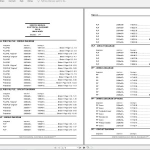 Nissan Forklift P Series2011A Electrical Diagrams 1