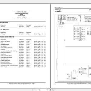 Nissan Forklift U Tergo 2011B Electrical Diagrams 1