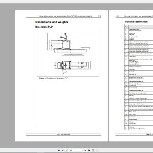 Nissan Forklift Warehouse PLP 110202 119002 Service ManualENDE 1