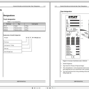 Nissan Forklift Warehouse PS 119029 119030 Service ManualENDE 1