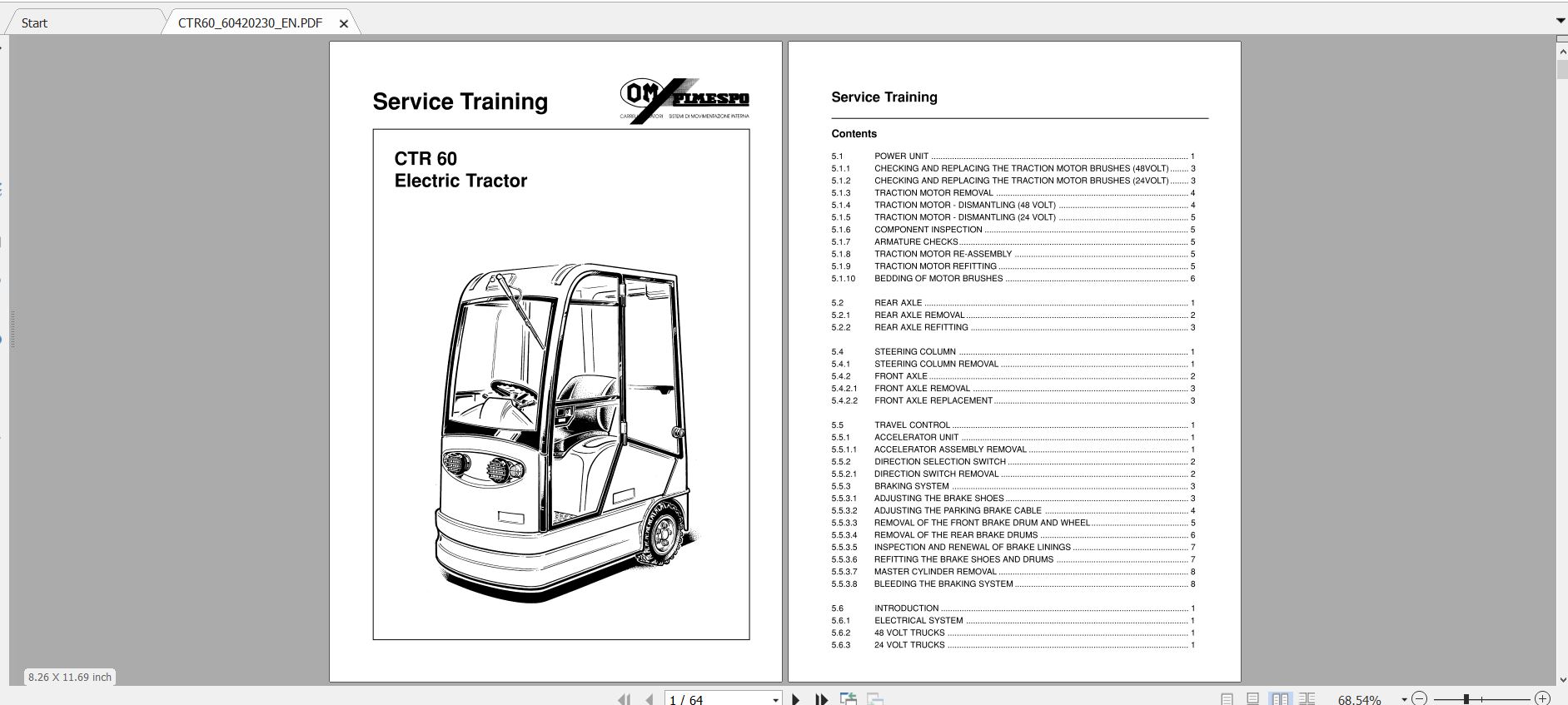 Pimespo Eletric Tractor Ctr 60 Service Training 2