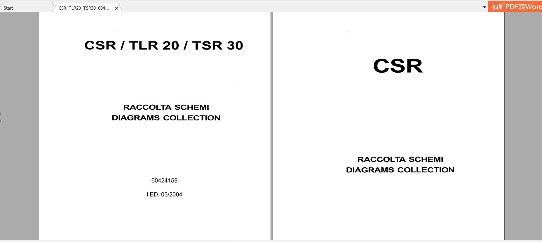 Pimespo Forklift Csr Tlr20 Tsr30 Diagram Collection60424159 1