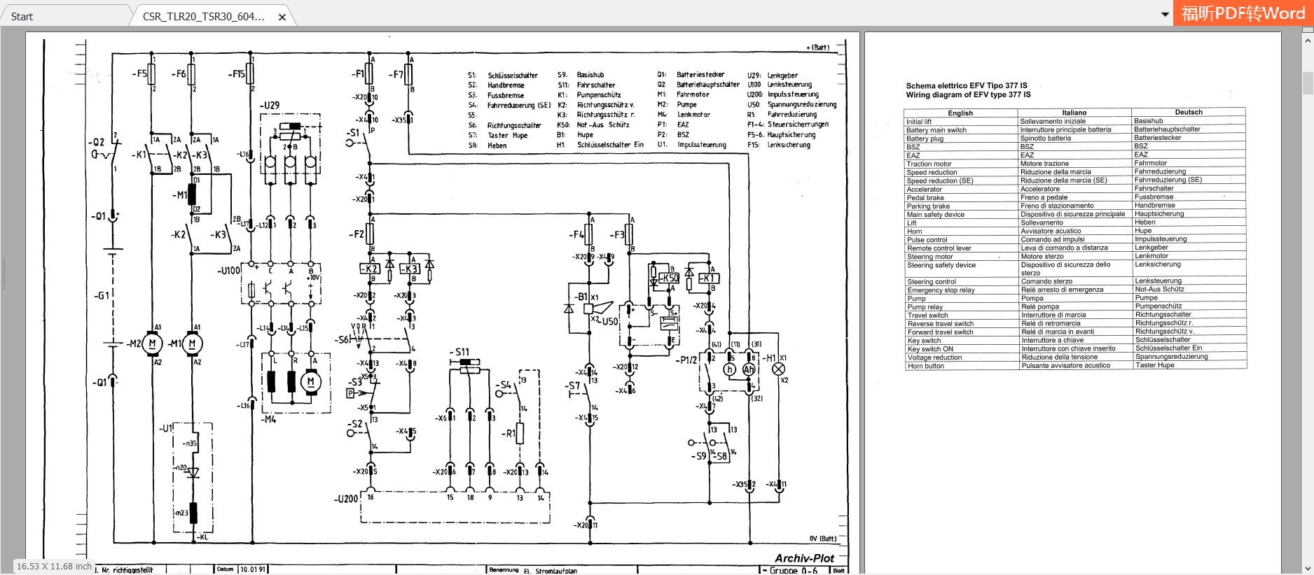 Pimespo Forklift Csr Tlr20 Tsr30 Diagram Collection60424159 3
