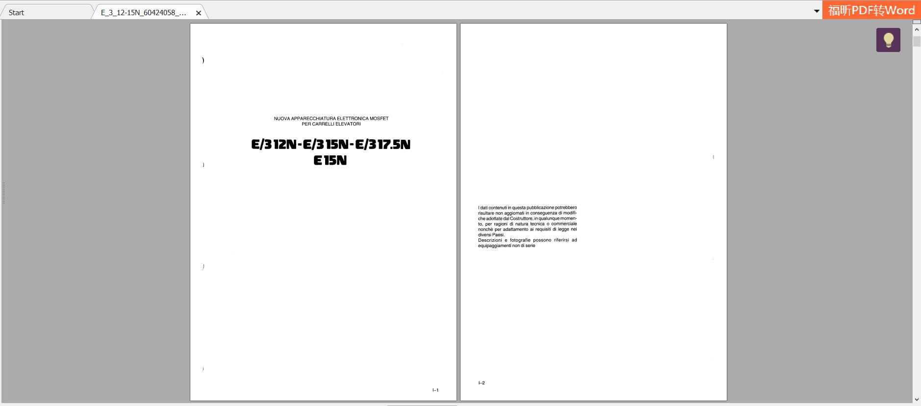 Pimespo Forklift E312n E315n E3 17 5n E15n Service Manual60424058 2