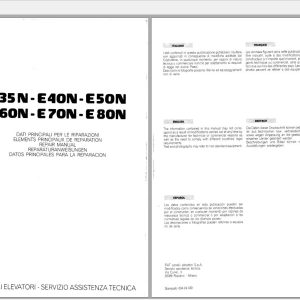 Pimespo Forklift E35n E40n E50n E60n E70n E80n Repair Manual 1