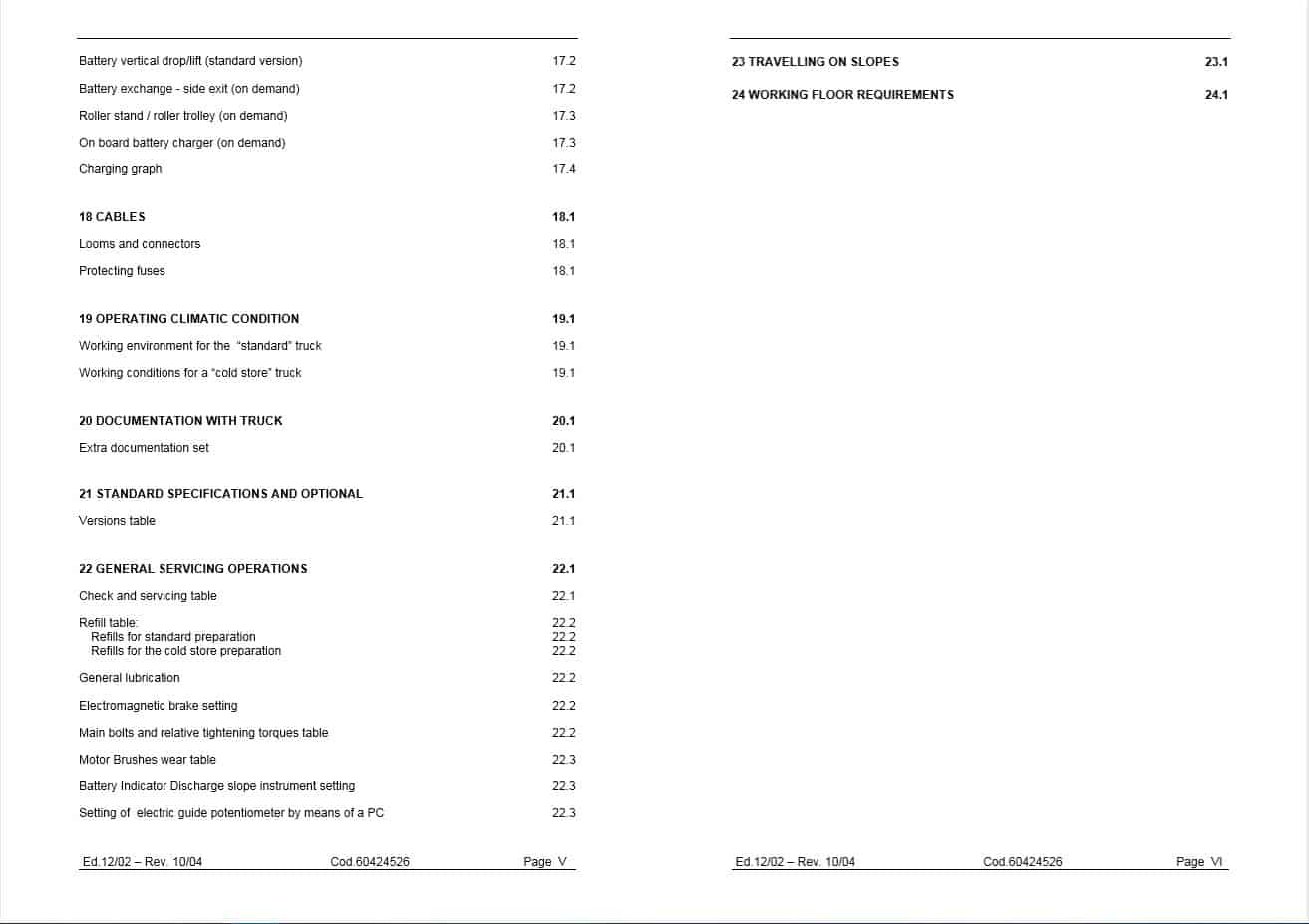 Pimespo Forklift Series 4516 F24516n00134 Service Manual60424526gb 4