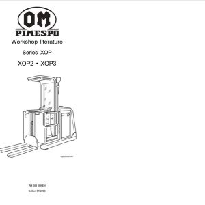 Pimespo Forklift Xop Xop2 Xop3 Workshop ManualW8054359en 3