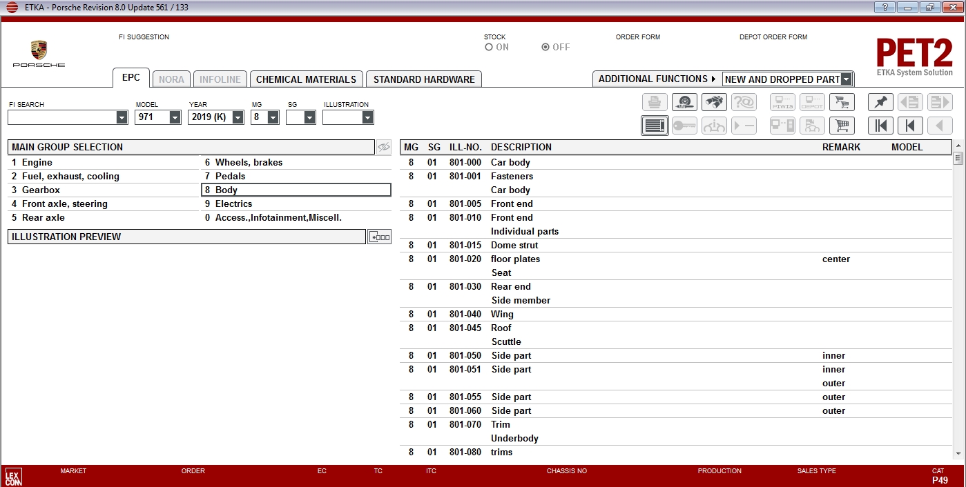 Porsche PET2 80 Q3 Spare Parts Catalog 052020 4