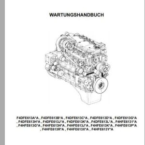 Steyr Engine Maintenance Manual84392456A4De 1