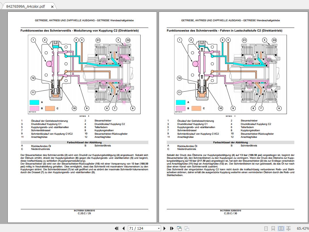 Steyr Hydraulic Pneumatic Electric Schematic84276599ADe 3