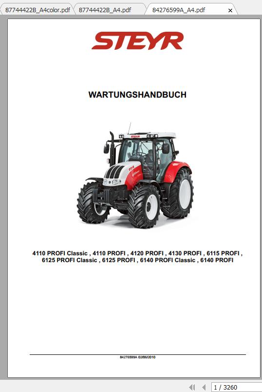 Steyr Hydraulic Pneumatic Electric Schematic84276599ADe 5