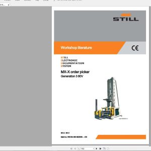 Still Order Picker MX X MX Q Gen3 80V Workshop ManualW8054463 1