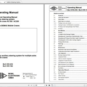Terex AC160 AC200 Crane Operating Manual 2