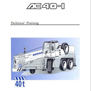 Terex AC40 1 Operation Maintenance Technical Training Manual 1