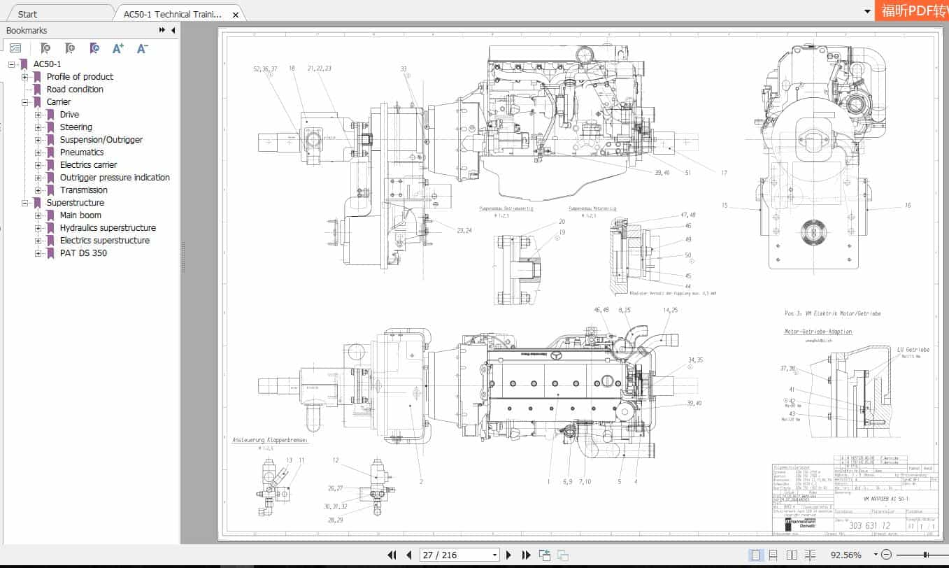 Terex AC50 1 Crane Technical Training Manual 4