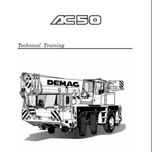 Terex AC50 Crane Technical Training Manual 1zP3JB