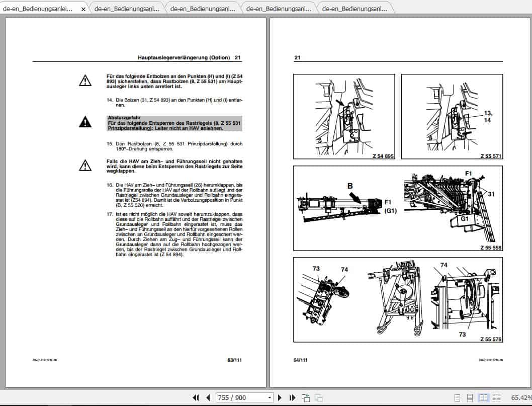 Terex AC 70C Operation and Maintenance ManualDe4